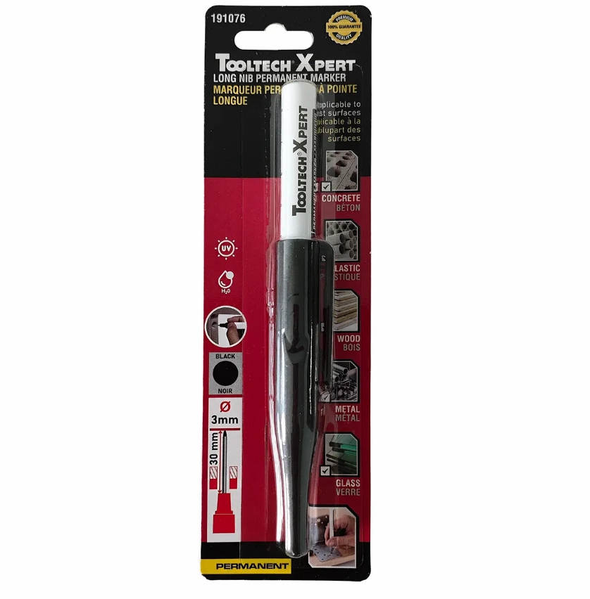 6PCS SPARE GRAPHITE FOR STEEL PENCIL 4.5IN (120MM) BLACK COLOR (191074)