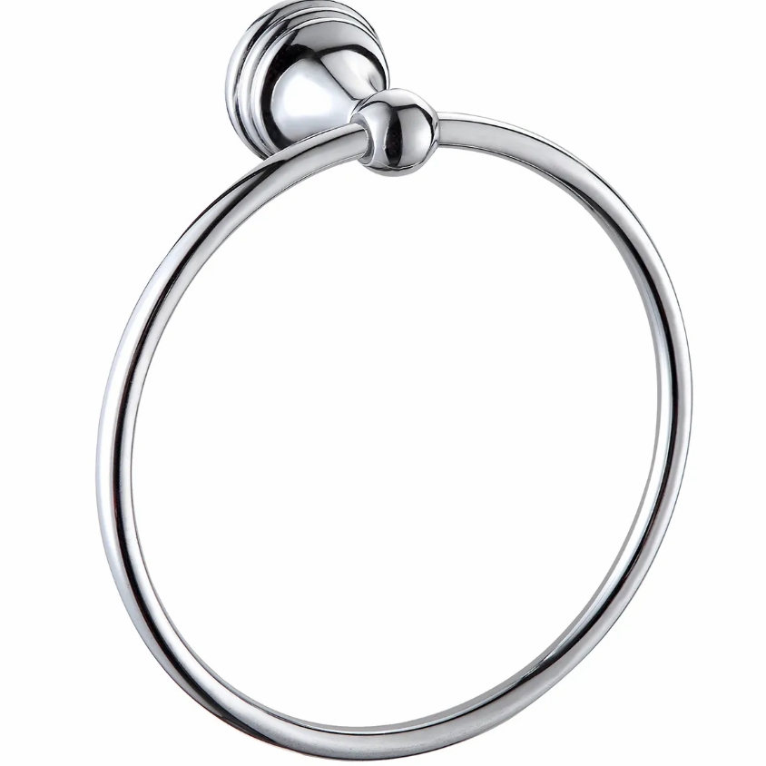 TOWEL RING CHROME 6.2 INCH (180493)