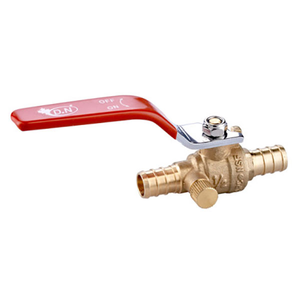 PEX BALL VALVE WITH DRAIN