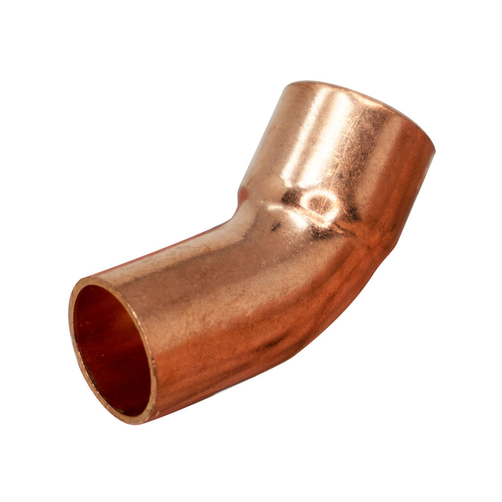 COPPER FITTING ELBOW 45°