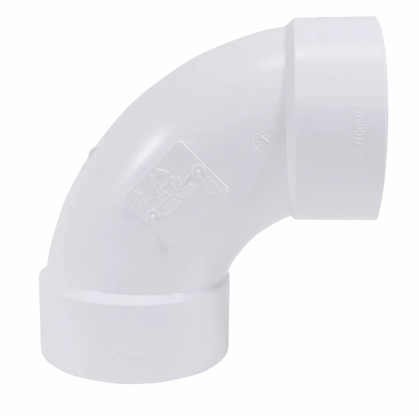 PVC SEWER ELBOW 90°