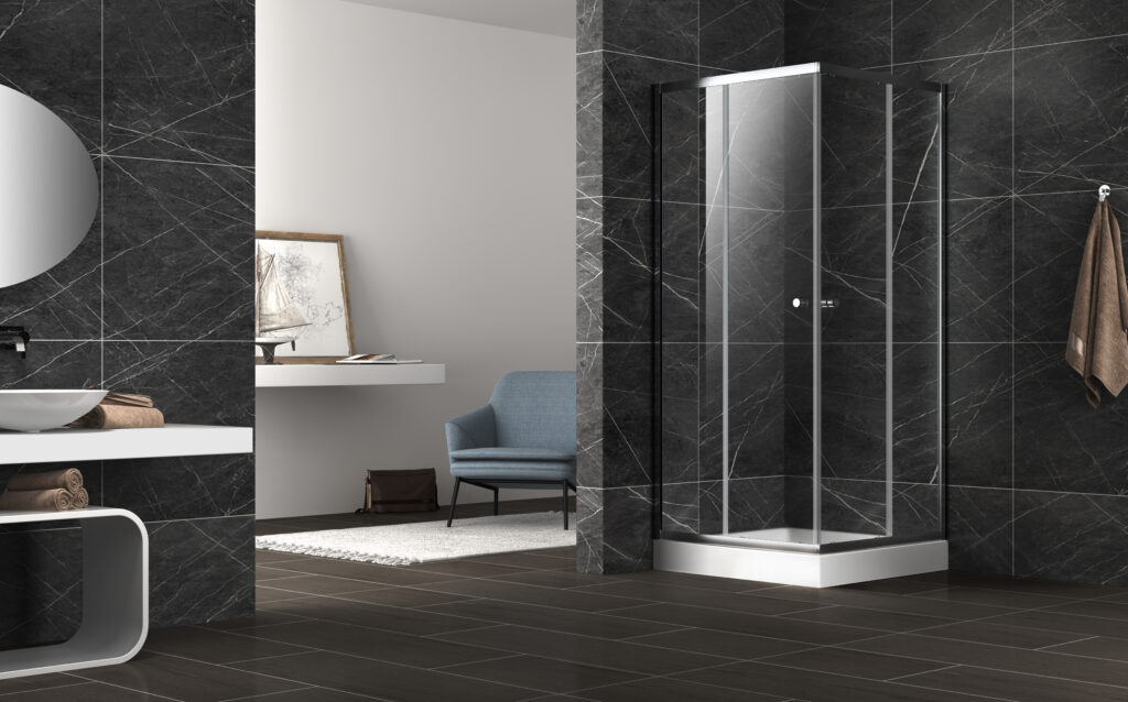 MILANO CORNER SHOWER DOOR SQUARE