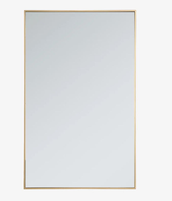 METAL FRAME MIRROR GOLD
