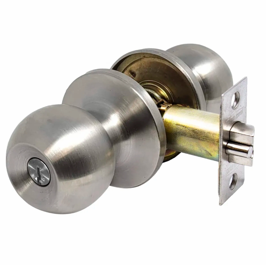 DOOR LOCK KNOB STAINLESS STEEL