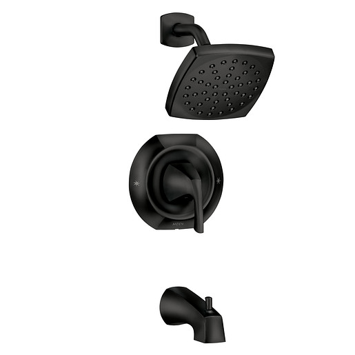 MOEN LINDOR 82504BL MATTE BLACK 1-HANDLE BATHTUB & SHOWER FAUCET