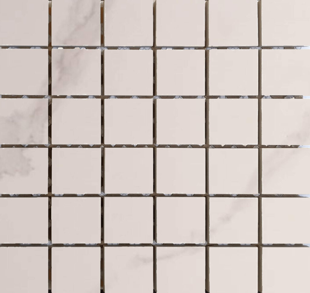 PURE WHITE 2X2 MOSAIC 60P00B 12″X12″ POLISHED