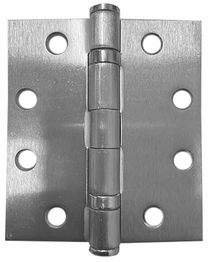 FULL MORTISE BALL BEARING BUTT HINGE 4IN x 4½IN SQUARE