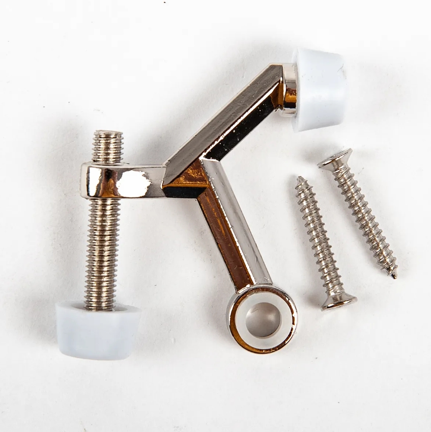 DOOR STOP HINGE CHROME