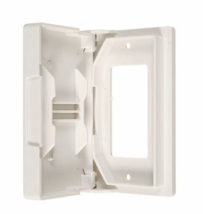 1-GANG WEATHERPROOF DUPLEX KIT ASSEMBY GREY