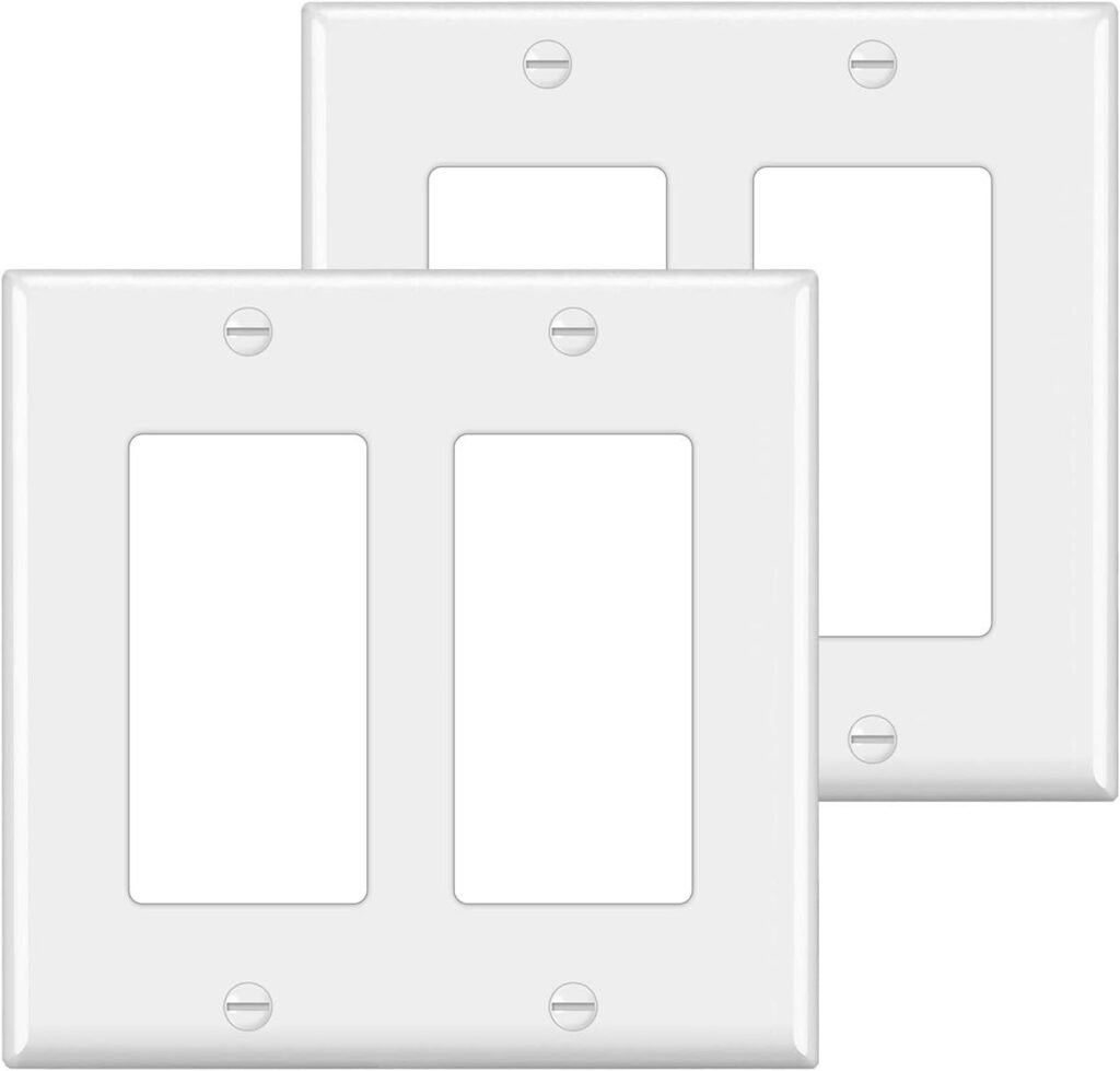 SINGLE WALL COVER PLATE EATON PLASTIC WHITE