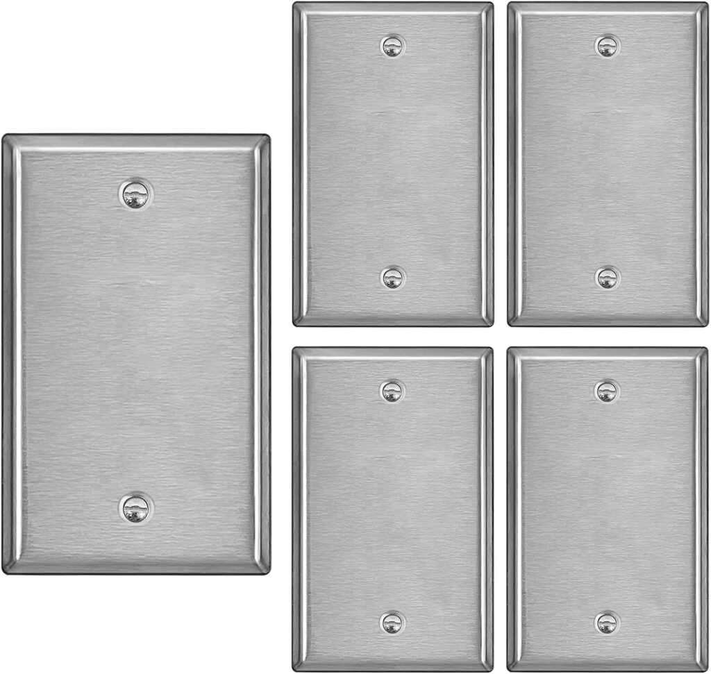 TRIPLE SCREWLESS WALL COVER PLATE EATON PLASTIC WHITE