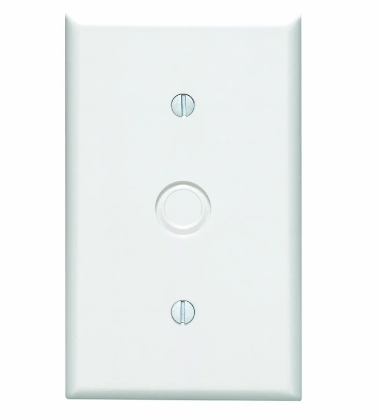 DECORA TOGGLE SWITCH WALL PLATE 1-GANG WHITE