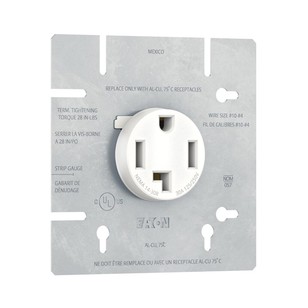 TAMPER RESISTANT RECESSED DUPLEX RECEPTACLE 15AMPS (TR780)