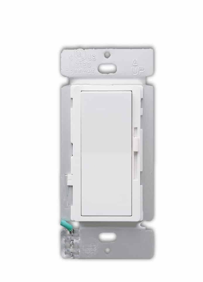 DECORA SWITCH SLIDE DIMMER LED 3 WAY 1 POLE WHITE (140180)