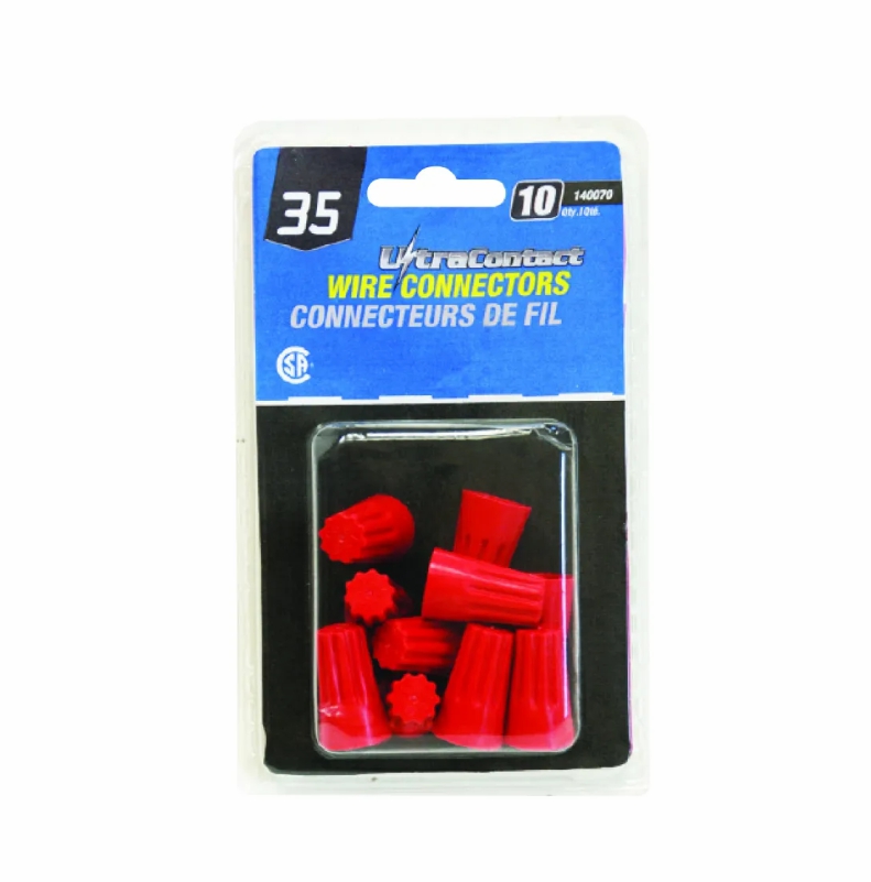 10PK Twist On Wire Connector #33 (M) Yellow