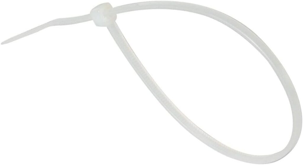 100 PC 12″ CABLE TIES CLEAR