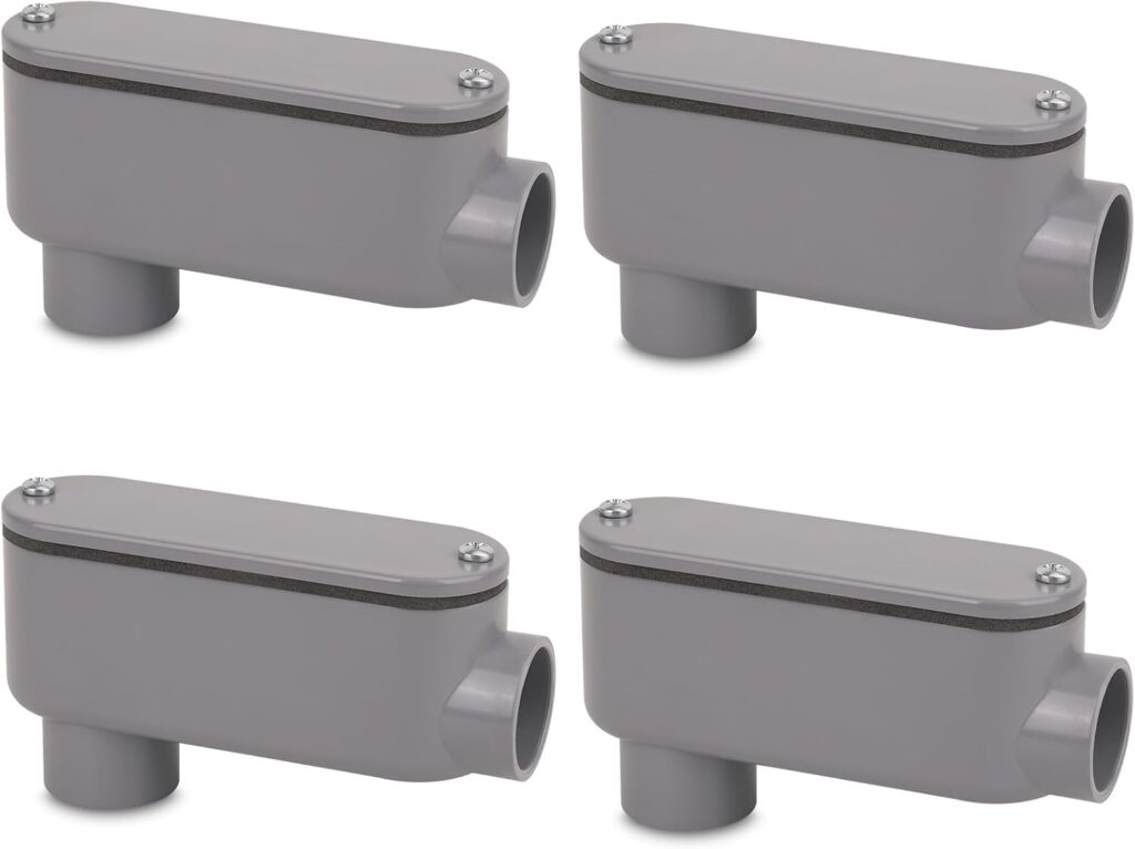 LIGHT GREY FLEXIBLE CONDUIT PIPE