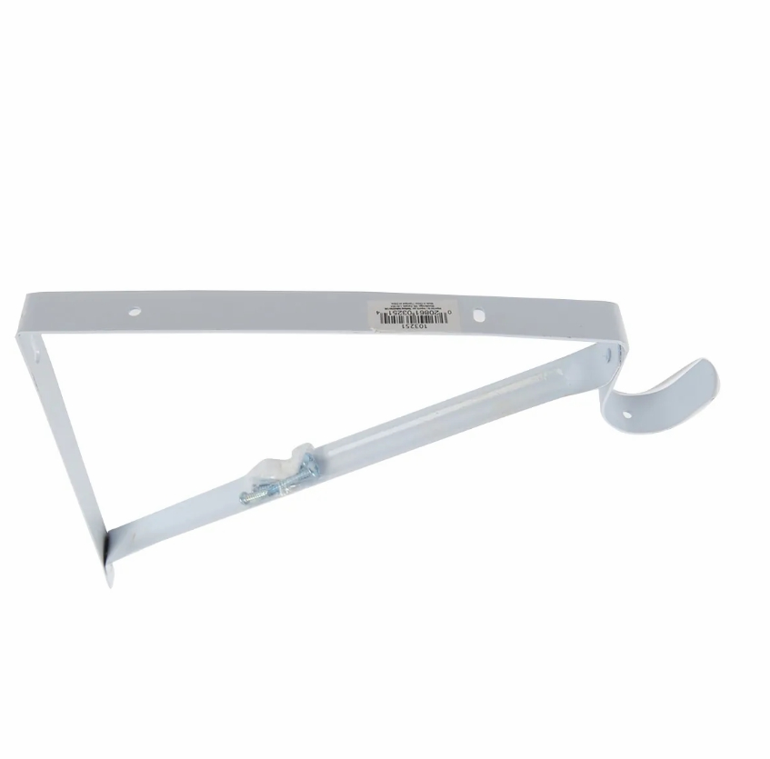 CLOSET ROD ADJUSTABLE 48IN TO 72IN SILVER